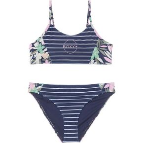 Roxy Girls' Ilacabo Active Bralette Swimsuit Set (Little Kid)