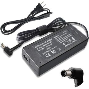 19.5V Adapter Charger Power Cord for Sony Bravia TV KDL-55 KDL-48 KDL-42 KDL-40 KDL-32 W700B W600B W800B KDL-40R510C KDL-40W650D KDL48W590B KDL55W650D KDL-48W650D KDL-42W650A KDL40W600B KDL-32W700B