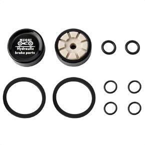 Bicycle Hydraulic Disc Brake Caliper Piston Oil Leakage Repair Kit Upgrade Replacement Ceramic Double Piston for Shimano SLX, XT, XTR