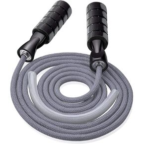 Jump rope, Professional Weighted Jump rope workout, Adjustable Tangle-Free with Ball Bearings Exerciser Jump ropes for Cardio, Endurance Training, Fitness Workouts, Jumping Exercise