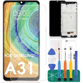 TFT for Samsung Galaxy A31 Screen Replacement for Samsung A31 LCD Display for SM-A315F SM-A315G Digitizer Touch Screen Assembly Replacement Repair Parts(NOT AMOLED,No Fingerprint Function)