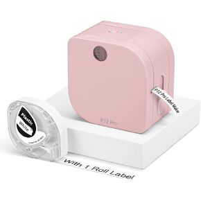 Phomemo Label Makers - Label Maker Machine with Tape, Mini Bluetooth Label Maker Rechargeable for Storage, Office, Home, Organizing, Gift, Thermal Transfer Label Printer Come with 3 Label Tape