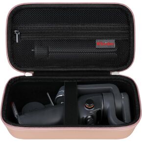 Carrying Case for DJI Osmo Mobile 6 Smartphone Gimbal Stabilizer, OM 6 Portable Handheld Foldable Built-In Extension Rod 3-Axis Phone Gimbal Tripod Travel Storage Protective Bag, Black