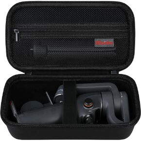 حقيبة حمل للهاتف الذكي DJI Osmo Mobile 6، مثبت جيمبال، OM 6 محمول وقابل للطي مدمج وقضيب تمديد مدمج ثلاثي المحاور للهاتف حامل ثلاثي القوائم لتخزين السفر، أسود