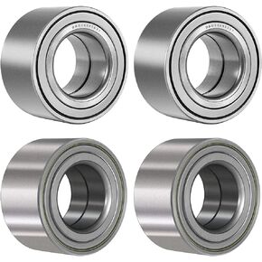 Front and Rear Wheel Bearings for Polaris Sportsman 400 450 500 600 700 X2 HO EPS 4X4 (4Pcs)