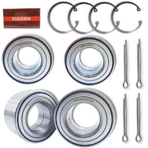 Rear Wheel Bearing Kit (40x74x40mm) & Ring Clip Compatible with Polaris 1996-2006 Sportsman Ranger RZR ACE Brutus OEM 3585502 3514635