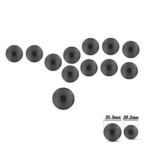 Button Caps, Arcade Stick Replacement Button Caps for Mechanical PushButtons, for Kailh/Cherry/TTC/Akko Switches Caps, Arcade Button Accessories (White Button Caps 12pcs 30mm)