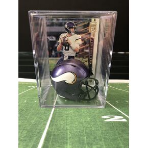 Minnesota Vikings Helmet Shadowbox w/Kirk Cousins card