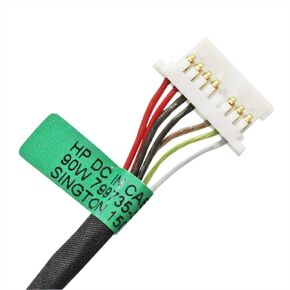 DC in Power Jack & Cable Plug Replacement for HP 17-by 17-BY0063CL 90W X360 M6-W M6-P M6-AQ M6-AR 14M-BA 15-AU M3-U 799735-F51 L22528-001 799735-S51 799735-F51 799735-Y51