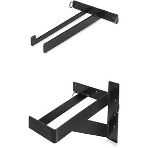 PROAIM SnapRig Wall/Door Rack for C-Stands. Includes Base & Top Hanger. Holding Capacity of 6 C-Stands (WR222)