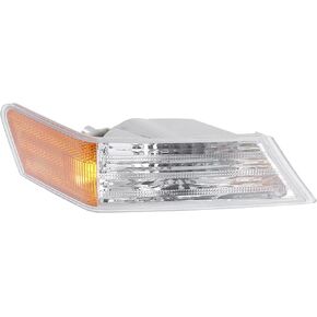 X AUTOHAUX Front Right Side Turn Signal Light Lamp Cover Marker Corner Light 68004180AC for Jeep Patriot 2007-2017