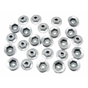 Emblem & Trim PAL Nuts- Fits 3/16" to 5/16" Studs- (125 Pieces Total/25 of Each Size) #1773