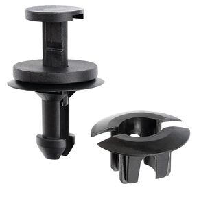 OAUTOO 15Sets Front Air Deflector Retainer Clips with Deflector Grommet Replacement for GM 15733971 +15733970 C&K Trucks 1999-On, Silverado Bumper Clips