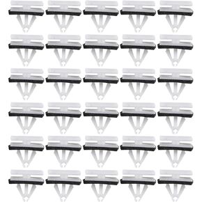 30pcs Exterior Rocker Panel Moulding Clips Retainers w/Sealer Fits for Ford Escape F-150 MKC Ranger Re# W715201-S300 W716351-S300