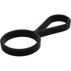 Pure - 70551DC-BK PURE Water, 1.25 x 3 inches, Black Easy and Convenient Durable Simple Silicone Bottle Holder