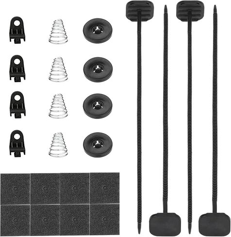مراوح تبريد مشعاع كهربائي مقاس 12 بوصة، مروحة تبريد عالمية رفيعة، مجموعة تثبيت 12 فولت، 1750 قدم مكعب في الدقيقة باللون الأسود in Kuwait