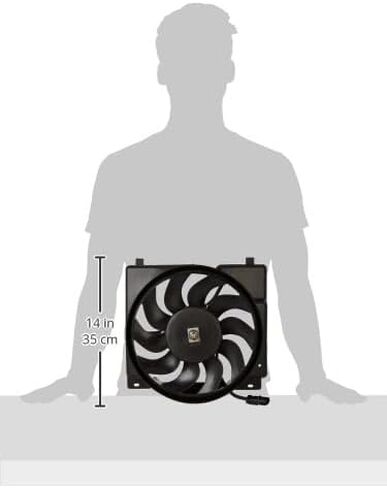 Omix-Ada | 17102.52 | Engine Cooling Fan Assembly | OE Reference: 52028337AC | Fits 1997-2001 Jeep Cherokee XJ in Saudi Arabia