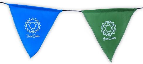 أعلام صلاة مثلثة مصنوعة يدويًا من سبعة شقرا القلب شقرا، شقرا الجذر in Kuwait