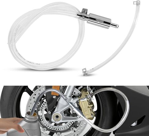 خط وقود الدراجات النارية، خرطوم نزيف الفرامل، خرطوم أنبوب مرن من البولي فينيل كلوريد المقوى بالضغط العالي، مجموعة أدوات نزيف أنبوب فحص الصمام في اتجاه واحد لقابض الدراجة النارية (فضي) in Kuwait