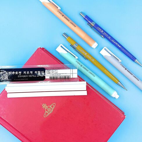 قلم رصاص ميكانيكي جيدو للصياغة 0.9 مم متوسط ​​النقطة HB #2 الرصاص مع طرف ممحاة أسطوانة صفراء لكتابة رسم الرسم. عبوة من 12 قلم رصاص in Kuwait