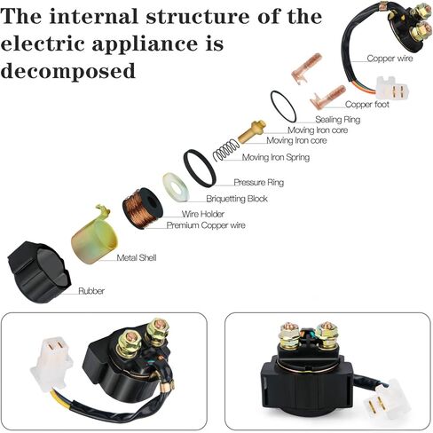 مرحل الملف اللولبي للمبتدئين لمحرك GY6 رباعي الأشواط، 50cc 70cc 90cc 100cc 110cc 125cc 150cc 200cc 250cc ATV الدراجات الترابية سكوتر Go Kart Dne Buggys Quad Pit Bike Moped Roketa SSR Taotao Sunl Coolster (قطعتان) in Kuwait