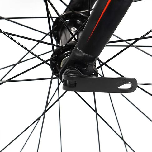 1 Pair Quick Release Bike Skewer, Bicycle Wheel Hub Front & Rear Skewers Quick Release Bicycle Axle Hollow Shaft Bicycle Axle Skewer for MTB Road Mountain Cycle Bike (Black) in Saudi Arabia