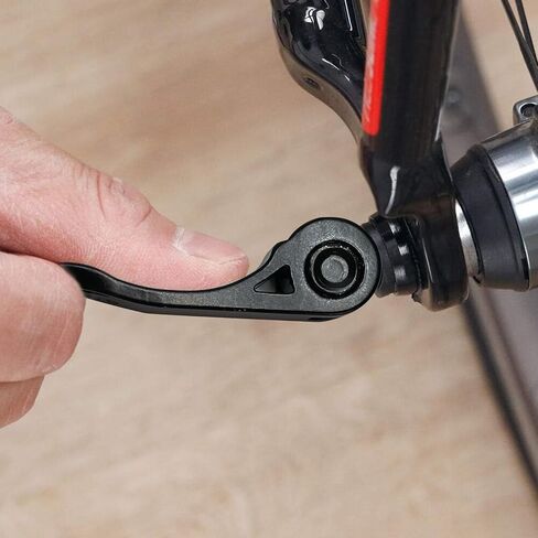 1 Pair Quick Release Bike Skewer, Bicycle Wheel Hub Front & Rear Skewers Quick Release Bicycle Axle Hollow Shaft Bicycle Axle Skewer for MTB Road Mountain Cycle Bike (Black) in Saudi Arabia