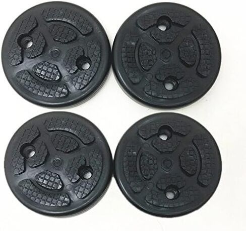 4 قطعة/الوحدة وسادة رفع ملونة سوداء مستديرة منصات مطاطية ثقيلة لملحقات رفع شاحنة السيارة in Saudi Arabia