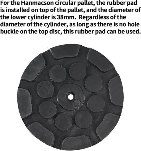 4 Pcs Car Round Rubber Arm Pads, Floor Jack Pad,Car Auto Jacking Lift Pads, Floor Jack Rubber Pad,Rubber Jack Pad,Auto Jacking Lift Pads Weightlifter Accessories in Saudi Arabia
