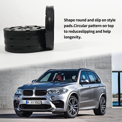 4 Pcs Car Round Rubber Arm Pads, Floor Jack Pad,Car Auto Jacking Lift Pads, Floor Jack Rubber Pad,Rubber Jack Pad,Auto Jacking Lift Pads Weightlifter Accessories in Saudi Arabia