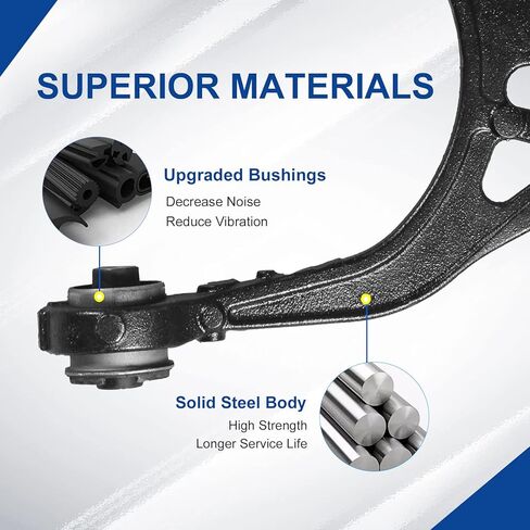 BoardRoad الجبهة السفلى ذراع التحكم الكرة المفاصل Sway Bar Link Tie Rods طقم تعليق بديل متوافق مع 2009 2010 2011 2012 2014 Nissan Maxima - 10 قطع in Kuwait