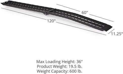 Titan Ramps 10' Arched Folding Motorcycle Loading Ramp - 600 lb. Capacity in Saudi Arabia