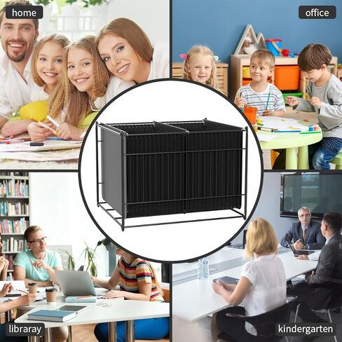 مجلدات ملفات معلقة بحجم الحروف، 26 جيوب أكورديون إبداعية، مجلدات ملفات بلاستيكية قابلة للتوسيع لخزانة الملفات، قابلة للتوسيع، مقاومة للماء، سعة كبيرة، قوية، علامات تبويب متعددة الألوان تشمل الأسود in Kuwait