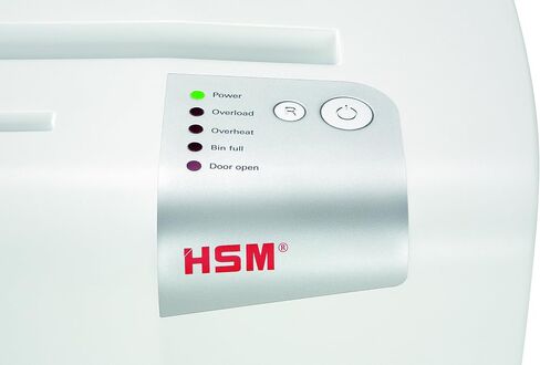 HSM Shredstar X17، ماكينة تقطيع الورق/الأقراص المضغوطة/البطاقات 17 ورقة، مستوى الأمان P-4، 6.9 جالون، أبيض in Kuwait