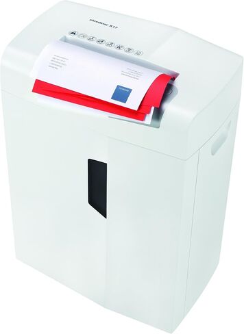 HSM Shredstar X17، ماكينة تقطيع الورق/الأقراص المضغوطة/البطاقات 17 ورقة، مستوى الأمان P-4، 6.9 جالون، أبيض in Kuwait