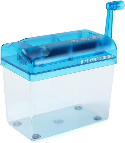 آلة تقطيع الورق المحمولة A6، آلة تقطيع الورق اليدوية AJDOLL، آلة قطع الورق الصغيرة مع سلة 1.5 لتر، المكتب، المدرسة، المنزل، قرطاسية سطح المكتب لإيصالات الفواتير الورقية in Kuwait
