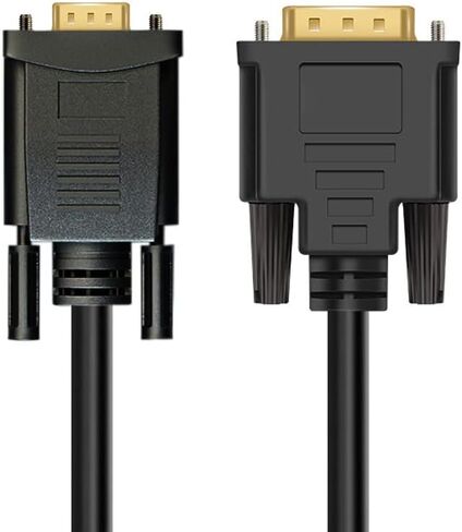 Active DVI إلى VGA، 6FT DVI 24+1 DVI-D M إلى VGA ذكر مع كابل محول محول نشط للكمبيوتر الشخصي 15 دبوس VGA DVD مراقب HDTV in Saudi Arabia