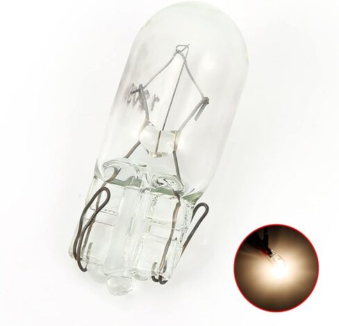 10 قطع T10 LED لمبات، W5W LED لمبة 12 فولت لمبات بيضاء أضواء لوحة وموضع، LED لأضواء السيارة الداخلية خريطة ضوء لوحة الضوء الجانبي in Kuwait