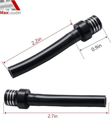 6pcs Gas Fuel Tank Cap Valve Vent Hose Compatible with ATV Quad CRF YZF RMZ KLX DRZ Dirt Pit Bike Motorcycle (Black) in Kuwait
