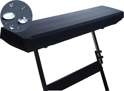 Piano Dust Cover 61-88 Keys Weighted Keyboard Small Keyboard Piano Covers Waterproof Locking Clasp Keep It From Dust and Dirt (61-76 KEYS) in Saudi Arabia