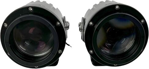 أضواء TUFF SkyTracer Spot Beam Light Pod Whip Light لحشرات الكثبان الرملية ATV UTV جنبًا إلى جنب في الهواء الطلق والزحف على الصخور والقوارب البحرية ذات 4 عجلات والشاحنات وسيارات الدفع الرباعي (مجموعة مكونة من قطعتين) 4 عدسات ملونة in Saudi Arabia