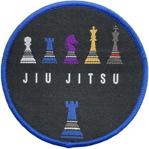 OSS - نظام الحزام البرازيلي/BJJ Jui Jitsu للكي والخياطة على الرقعة - للحقائب، والجي، والملابس - جميع الألوان المتدرجة (BlueChess) in Saudi Arabia