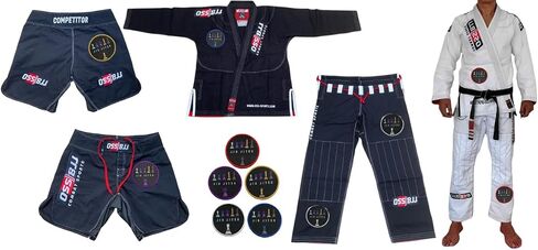 OSS - نظام الحزام البرازيلي/BJJ Jui Jitsu للكي والخياطة على الرقعة - للحقائب، والجي، والملابس - جميع الألوان المتدرجة (BlueChess) in Saudi Arabia