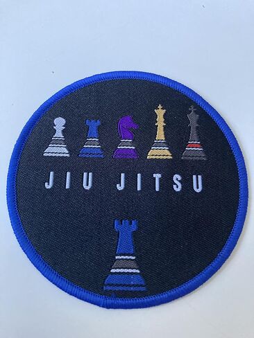 OSS - نظام الحزام البرازيلي/BJJ Jui Jitsu للكي والخياطة على الرقعة - للحقائب، والجي، والملابس - جميع الألوان المتدرجة (BlueChess) in Saudi Arabia