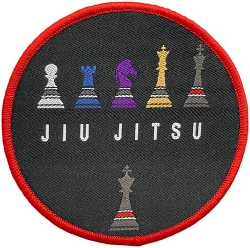 OSS - نظام الحزام البرازيلي/BJJ Jui Jitsu للكي والخياطة على الرقعة - للحقائب، والجي، والملابس - جميع الألوان المتدرجة (BlueChess) in Saudi Arabia