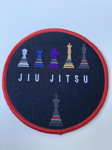 OSS - نظام الحزام البرازيلي/BJJ Jui Jitsu للكي والخياطة على الرقعة - للحقائب، والجي، والملابس - جميع الألوان المتدرجة (BlueChess) in Saudi Arabia