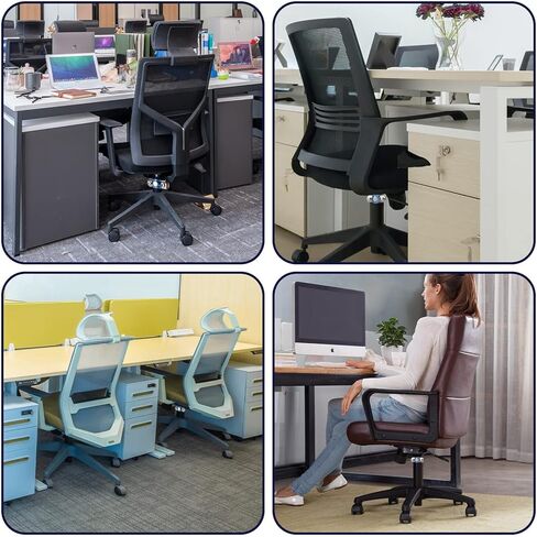 Fix Sinking Office Chair, Adjustable Height 304 Stainless Steel Chair Saver Stopper for Stop Chair Sinking Going Down Sag, with Hexagon Wrench, Cylinder 25-28mm, 0.98-1.1inch, 2pcs in Kuwait