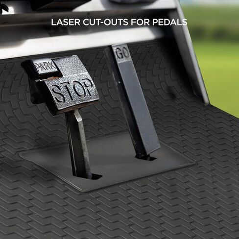 Club Car Precedent Floor Mat Golf Cart Floor Mats for Club Car Full Coverage Anti Slip Liner Mat Fits Precedent 2004 to 2023 Onward and Tempo 2017 to 2023 Villager and V4L 2019 to 2023 Black in Kuwait