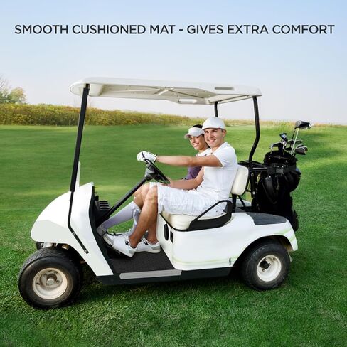 Club Car Precedent Floor Mat Golf Cart Floor Mats for Club Car Full Coverage Anti Slip Liner Mat Fits Precedent 2004 to 2023 Onward and Tempo 2017 to 2023 Villager and V4L 2019 to 2023 Black in Kuwait