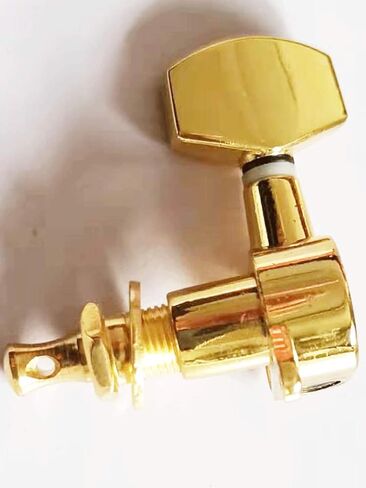 6 Pieces Guitar Machine Heads Knobs Guitar String Tuning Pegs Machine Head Tuners for Electric or Acoustic Guitar 3L 3R Black. in Kuwait